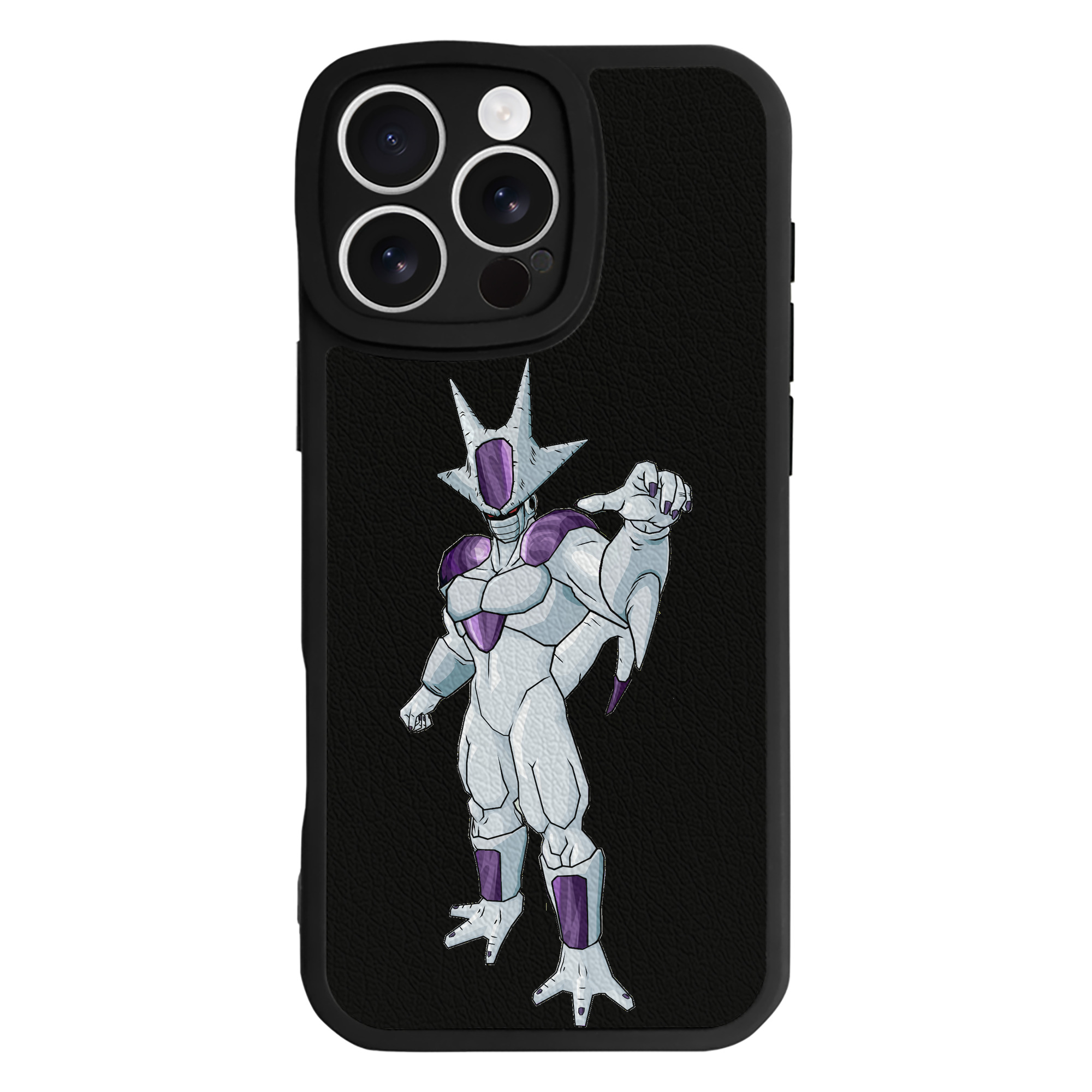 （画像用） ドラゴンボール クウラ DRAGON BALL Cooler Coora 【iPhone 16シリーズ対応】シリコンスマホケース（レザー調） 材質：シリコン